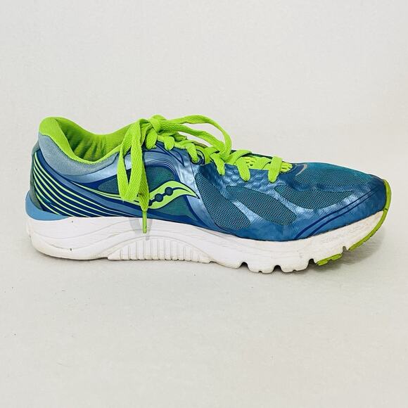 Saucony Kinvara 5 Womens 9.5 Running Shoes S10238-3 Blue Green Sneakers Trainers - Picture 6 of 12